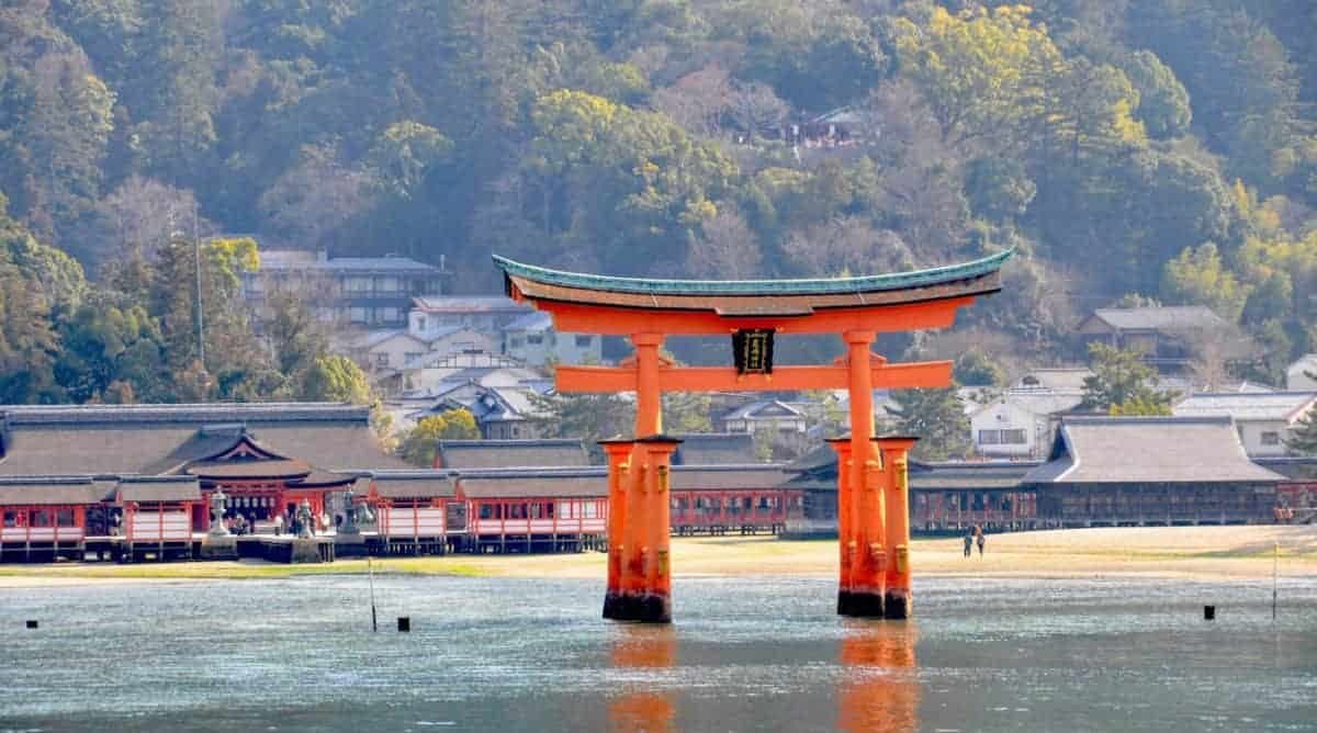 Itsukushima Shrine in Hiroshima, Japan
