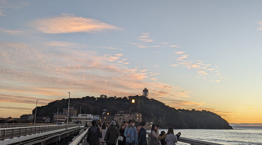 Enoshima Island in Kanagawa, Japan